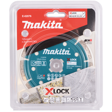 Lưỡi cắt kim cương X-lock 125mm MAKITA E-02076