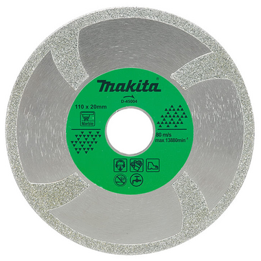 Lưỡi cắt kim cương cắt đá cẩm thạch MAKITA D-45004 110mm xanh