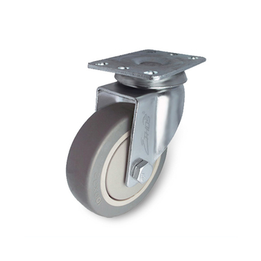 Bánh xe cao su dòng 260 tải trọng trung bình trục xoay Ethos 261/271TPY075P01