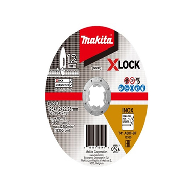 Đá cắt (X-Lock 125x1.2x22.23/A60T) MAKITA E-00418