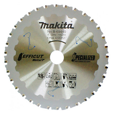 Lưỡi cắt sắt Efficut 150x20mm 33T MAKITA B-69440