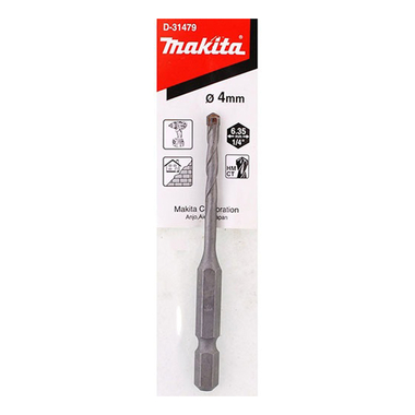 Mũi khoan bê tông chuôi lục giác 4x80mm MAKITA D-31479