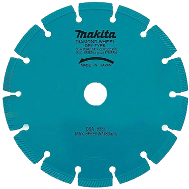 Lưỡi cắt kim cương 180x22.23 (khô) MAKITA A-83842