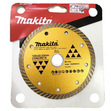 Lưỡi cắt kim cương dạng sóng cho bê tông 125mm MAKITA A-84159