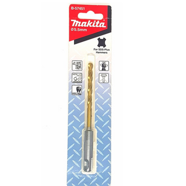 Mũi khoan kim loại HSS-TiN 5.5x123 (chuôi sds-plus) MAKITA B-57451