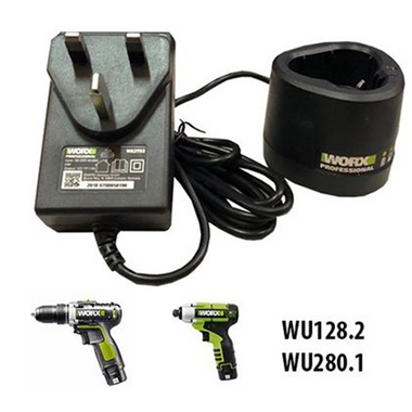 Bộ sạc 1.5A cho pin 12V Worx WA3753 có đèn LED hiển thị