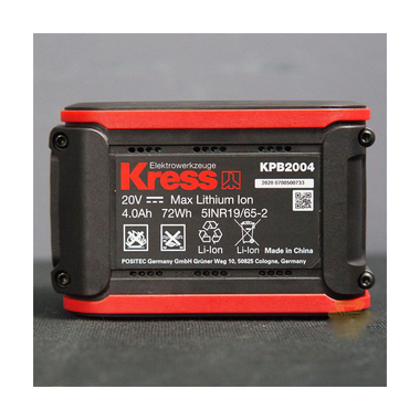 Pin Li-ion 20V 4.0Ah Kress KPB2004 có đèn LED hiển thị