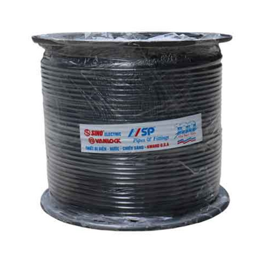 Sino RG6/5C-FB/CCS/80/SP coaxial cable CCS core 80 fibers, black (305m/roll)