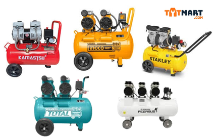 So sánh các thương hiệu máy nén khí không dầu phổ biến tại Việt Nam