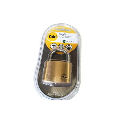 Khóa bấm 50mm 3 chìa thường Yale Y110/50/127/1