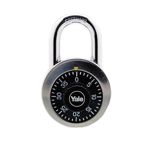 Khóa số thân inox 50mm Yale Y140/50/122/1