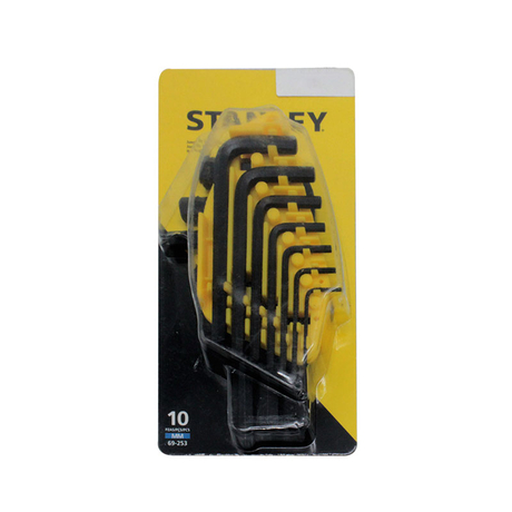 Bộ khóa lục giác 10 cây Stanley 69-253