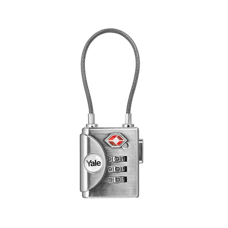 Yale YTP3/32/350/1 Steel Wire Travel TSA Lock