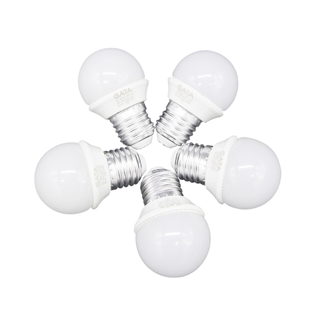 Bóng đèn LED 2W đuôi E27 Gata TL01-2W ánh sáng vàng