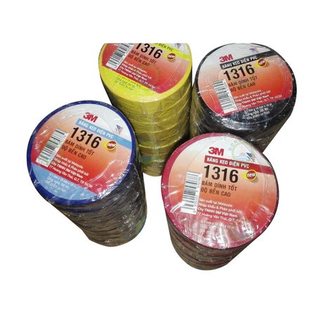 Băng keo điện 18mm x 16m 3M 1316