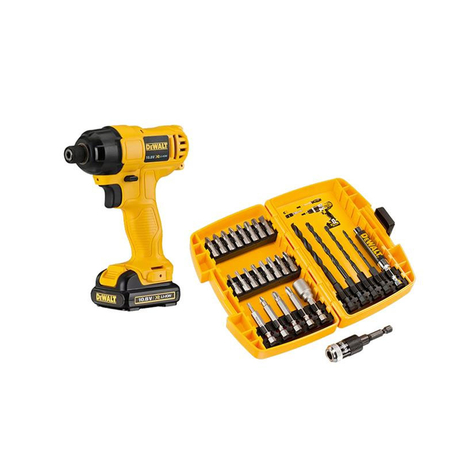 Dewalt DCF805C2A-B1 cordless impact screwdriver and accessories