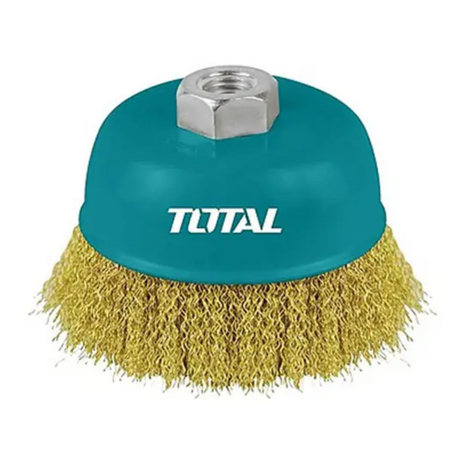 Total TAC31041.2 Straight Brass Wire Cup