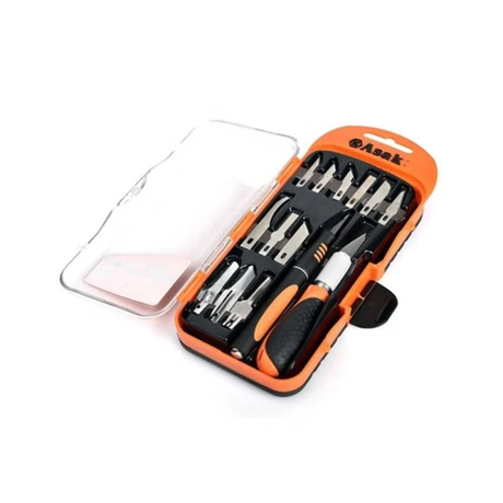 Asaki AK-3960 carving knife set (11 pieces)