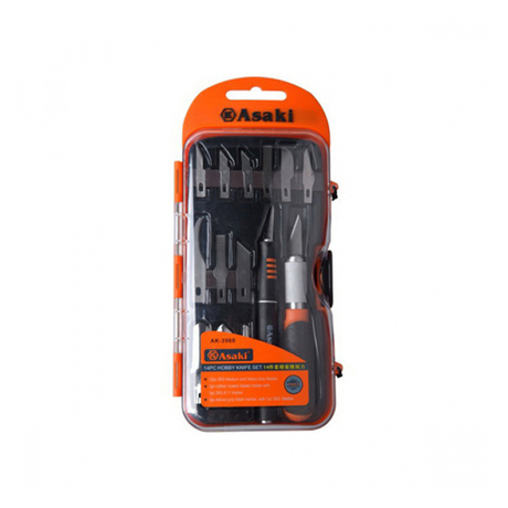 Asaki AK-3960 carving knife set (11 pieces)