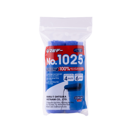 Ống lăn mini 10cm nap 6mm Maru-t RM31025-4-2P