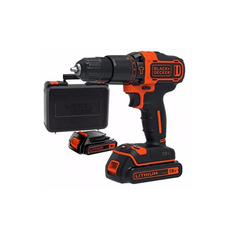 18V Black&Decker BDCHD18K2AC-B1 Hand Drill