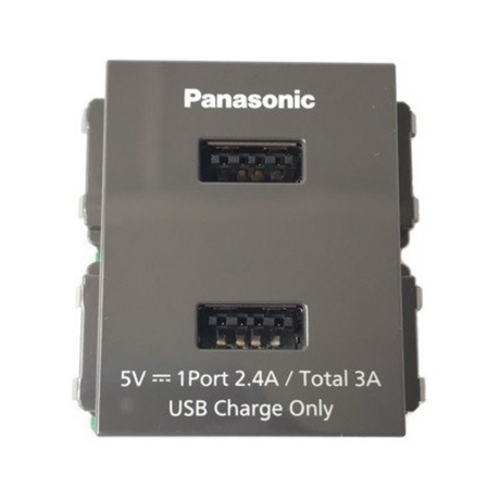 Panasonic WEF11821H 2-port USB socket