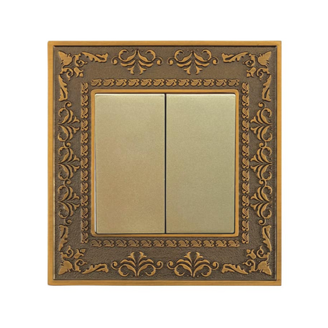 ABE LACE L1V-12C double electrical switch yellow
