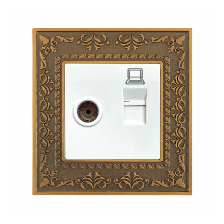 ABE PLACE P1A-TVM network TV socket white