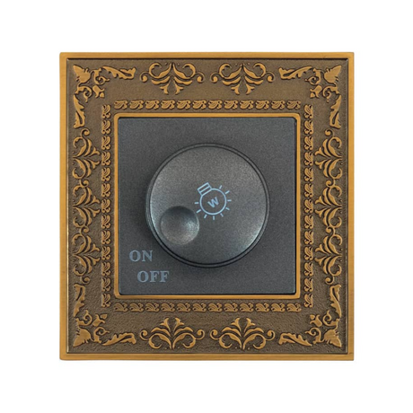 ABE PLACE P1C-DD lamp dimmer, graphite gray