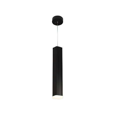 Đèn thả Led trang trí vuông vỏ đen 10W HUFA TF-267 ánh sáng trắng