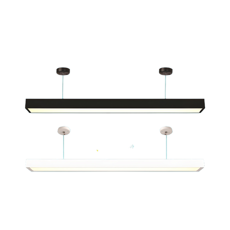 Đèn Led hộp thả trần vỏ đen 54W HUFA KN-834 ánh sáng vàng