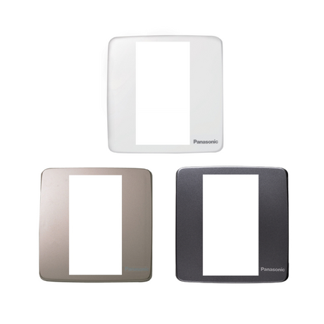 Square face for 3 devices Panasonic WMT7813-VN white