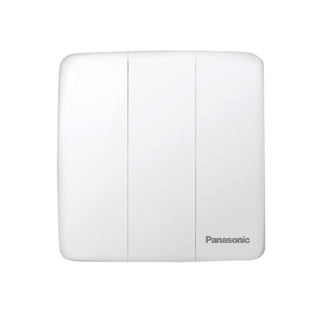 Bộ 3 công tắc B 1 chiều cắm nhanh 250V-16A Panasonic WMT505-VN màu trắng
