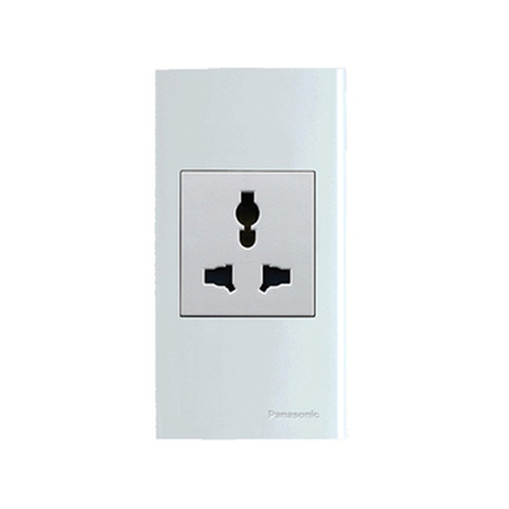 Bộ ổ cắm đa năng chuẩn A 250V - 13A Panasonic WEGP1041SW-1