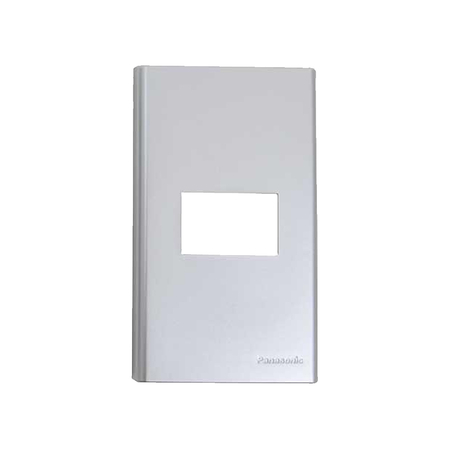 Mặt dùng cho 1 thiết bị Panasonic WEV68010MW màu trắng ánh kim