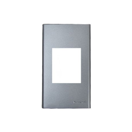 Special face for single 3-pin MCB 2P Panasonic WEV680290MH metallic gray