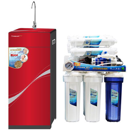 Máy lọc nước Ro Gold Toàn Mỹ TMK-71410 màu đỏ