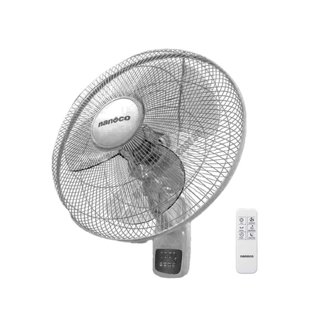 Quạt treo có remote công suất 47W Nanoco NWF1610RC-G màu xám