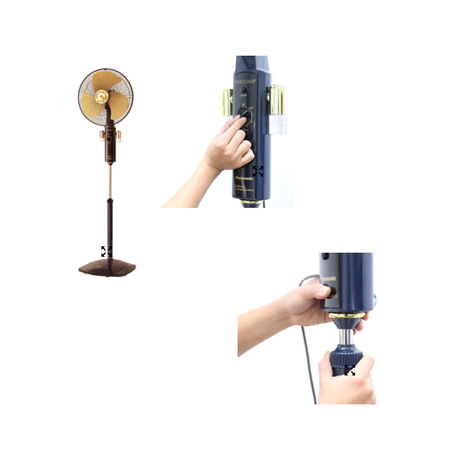 Quạt đứng công suất 53.5W Panasonic F-407WGO màu vàng kim