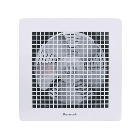 Panasonic FV-15AUL 1-way wall-mounted exhaust fan with cover