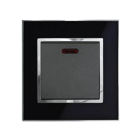 ABE MIRROR M1D-20A black electrical switch