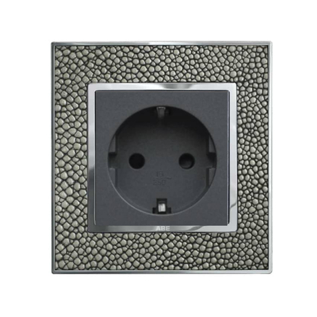 European socket ABE LEATHER D1D-CA stingray color