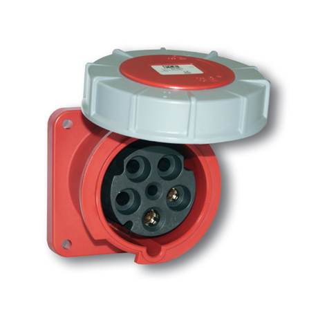 Panasonic F444 - 6 Tilt Type Waterproof Recessed Socket IP67