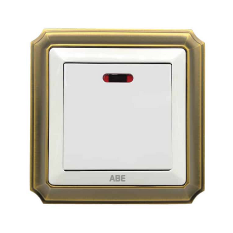 Công tắc điện ABE BRONZE B1T-45A màu trắng