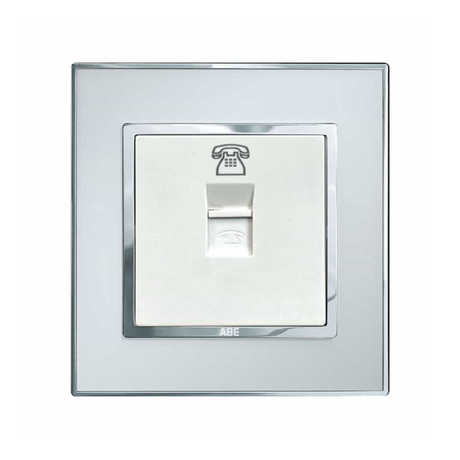 ABE MIRROR M1T-DT white telephone jack