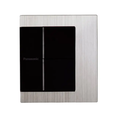 Bộ 2 công tắc có đèn báo chuẩn BS Panasonic WTFBP52562S-1-G