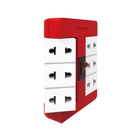 Ổ cắm xoay 90º Điện Quang ĐQ ESK RT 6RW