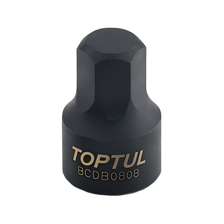 Toptul BCDB0803 1/4inch solid black hexagon socket