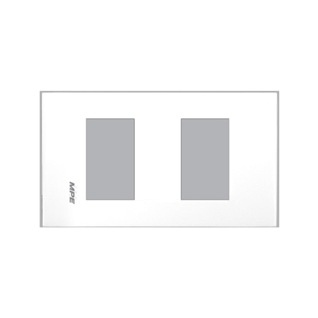 Faceplate for 2 MPE A702N devices
