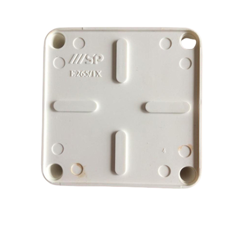 Self-extinguishing junction box 80x80x50 SINO E265/1X (with hole)